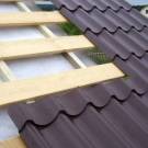 How to lay metal tiles