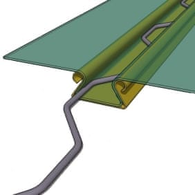 Профили для крепления пленки в теплице 